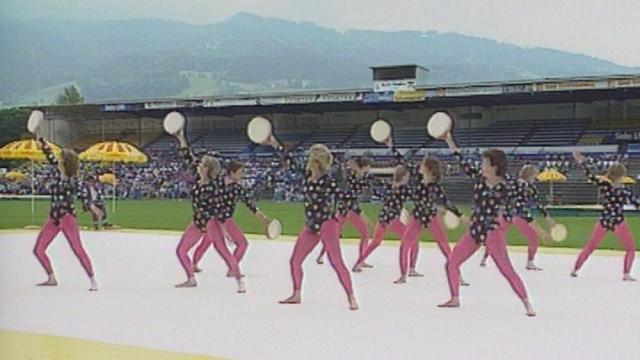 Journées de gymnastique féminine à Lucerne en 1991. [RTS]