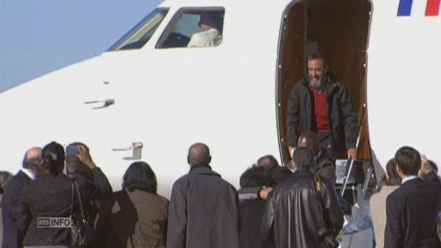 L'arrivée à Paris des quatre otages français