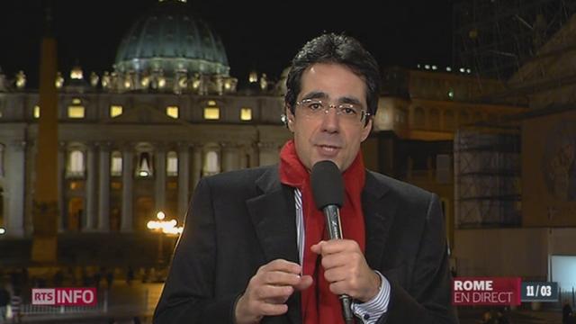 Début du conclave: les explications de Darius Rochebin, à Rome