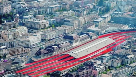 VD: la gare de Lausanne prévoit des travaux conséquents