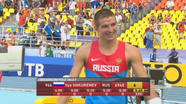 Moscou. Décathlon. Le Russe Ilya Shkurenev franchit 5,40 m!