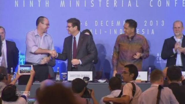 Accord historique signé par l'OMC à Bali