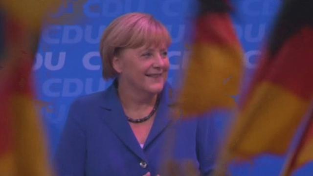 Scènes de liesse au siège de la CDU d’Angela Merkel