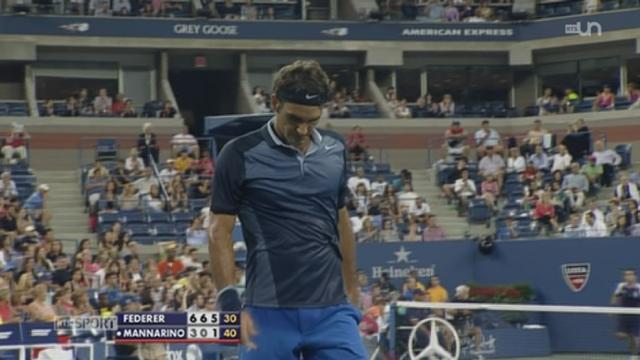 Tennis - US Open: Federer accède au 8e de finale