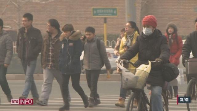 Chine: la pollution atmosphérique atteint des niveaux records à Pékin
