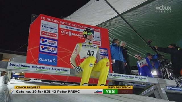 Saut à ski messieurs: Peter Prevc le slovène remporte la médaille d’argent