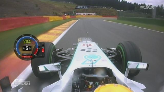 F1 - Grand Prix de Belgique: le Britannique Lewis Hamilton décroche la pole position à Spa-Francorchamps