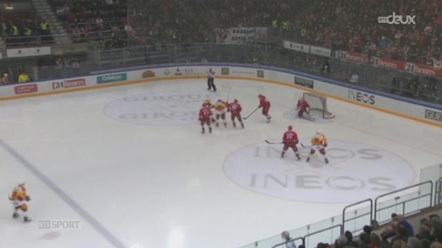 Hockey / barrage de promotion/relégation en LNA: Lausanne - Langnau (4 -1) + itw Florian Conz, attaquant du Lausanne HC