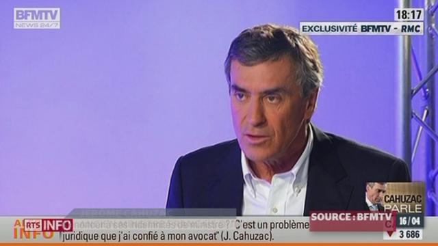 L'ex-ministre du budget français, Jérôme Cahuzac, a enfin levé le silence