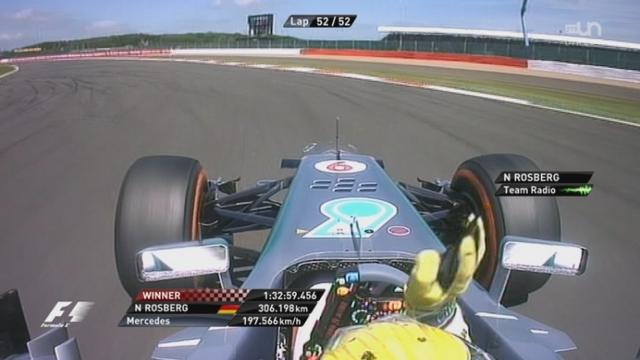 F1 GP de Grande-Bretagne: Victoire de Rosberg, devant Webber et Alonso