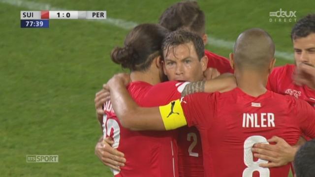 Suisse - Pérou (1-0): la Nati ouvre la marque en fin de match par Stephan Lichtsteiner