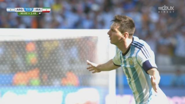Groupe F, ARG-IRA (1-0): l’Argentine ouvre le score sur une superbe frappe enroulée de Lionel Messi dans le temps additionnel