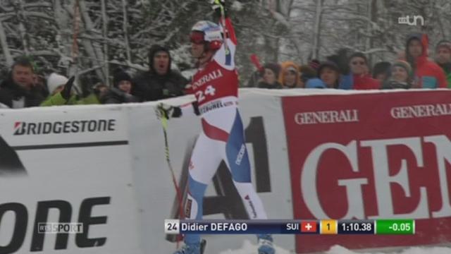 Ski alpin-Super-G hommes de Kitzbühel (Autriche): Didier Defago dompte la Streif et signe sa cinquième victoire en Coupe du monde