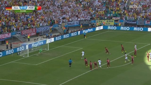 Groupe F, ALL-POR (1-0): l'Allemagne ouvre le score sur un penalty de Müller