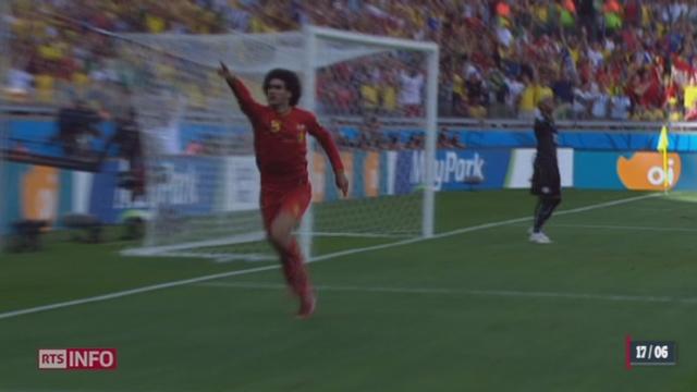 Football - Coupe du Monde: la Belgique bat l'Algérie 2 à 1