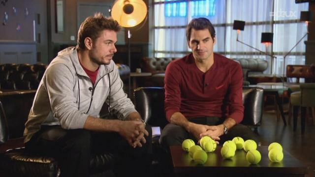 Rencontre avec Roger Federer et Stanislas Wawrinka