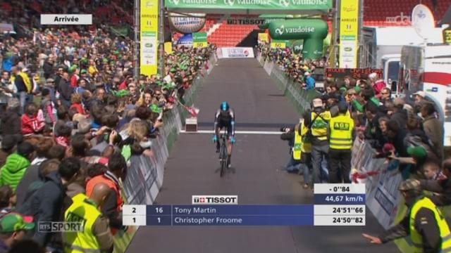 5e étape, CLM Neuchâtel: Chris Froome (GBR) s’adjuge l’étape, ainsi que ce 68ème Tour de Romandie