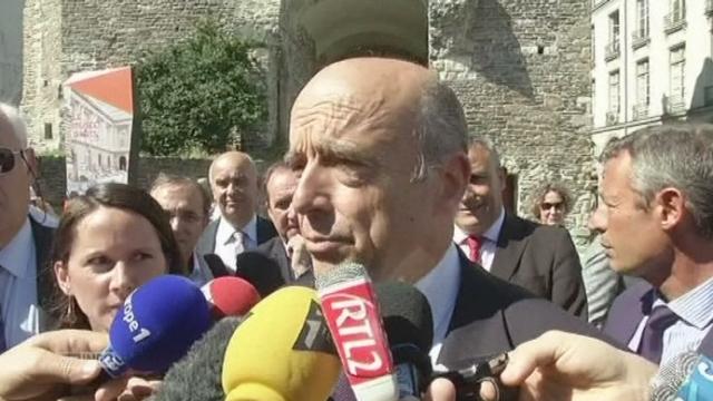 Alain Juppé évoque la situation de Nicolas Sarkozy
