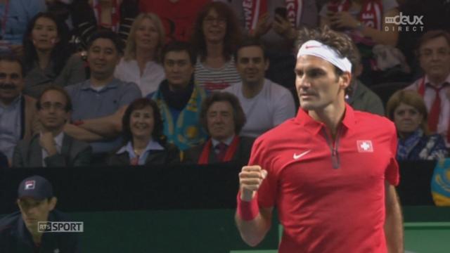 Federer - Kukushkin (6-4): Federer remporte le 1e set rapidement