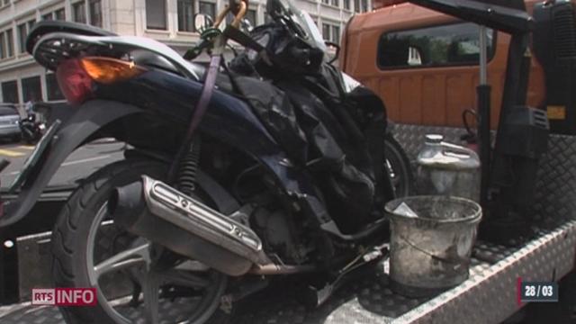 Le scooter connaît un succès croissant à Genève