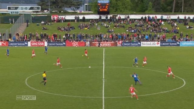 Suisse - Islande (2-0): bien lancée en profondeur, Vanessa Bürki inscrit le 2-0