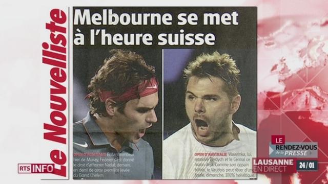 Rendez-vous de la presse: retour sur le fabuleux parcours de Wawrinka et Federer en Australie