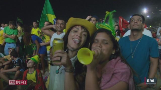 Mondial Brésil: les supporters brésilien étaient aux anges