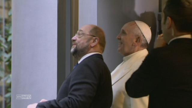 Le pape en visite au Parlement européen