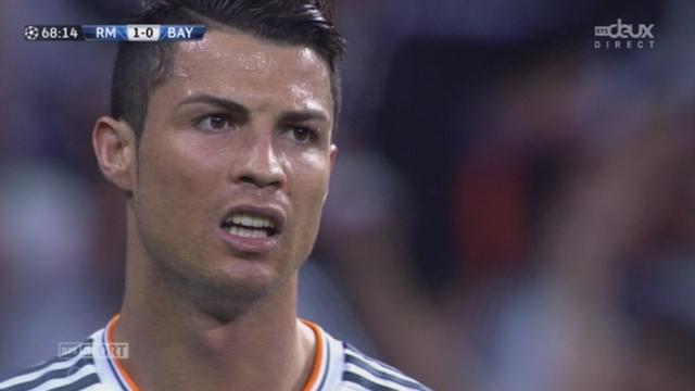 ½ (aller), Real Madrid- Bayern (1:0): frappe de Ronaldo déviée par le portier Neuer