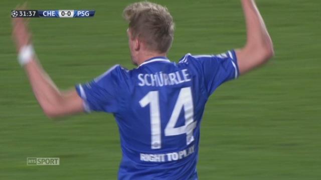 Chelsea - PSG (1-0): laissé seul dans la surface, Schürrle inscrit le 1-0