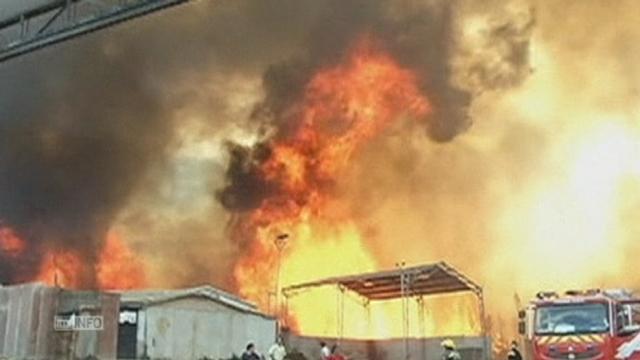 Des murs de flammes à la Valparaiso