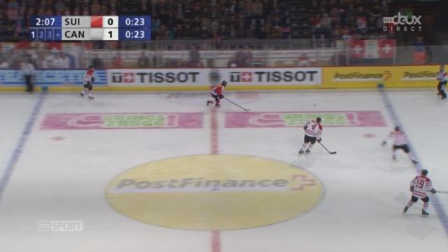 Suisse - Canada (0-2): sur une action un peu confuse, les Canadiens doublent la mise par Ryan Ellis