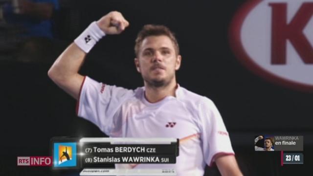 Tennis - Open d'Australie: Stanislas Wawrinka accède à la finale