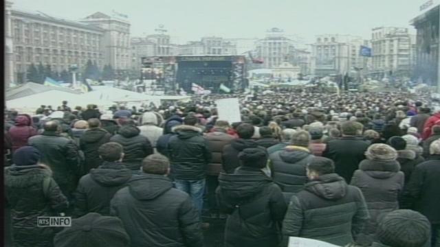 Manifestation pour l'unité de l'Ukraine à Kiev