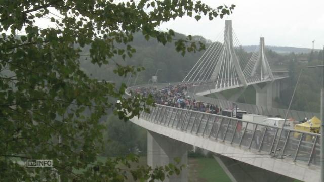 Le pont de la Poya ouvert au public