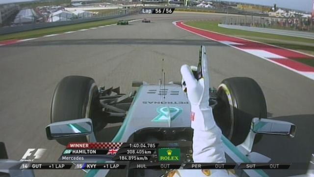 Sans surprise les Mercedes signent le doublé avec la victoire d’Hamilton suivi de Rosberg. Ricciardo complète le podium