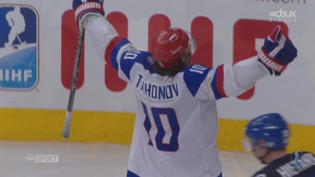Finale, Russie - Finlande (5-2): Tikhonov donne 3 longueurs d'avance aux Russes et brise les espoirs finlandais