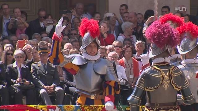 Au printemps dernier, quatre Tessinois ont intégré la garde suisse au Vatican