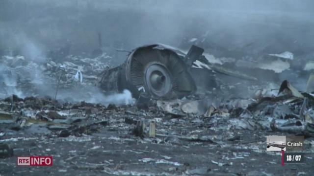 Après la chute d'un avion de ligne dans le ciel ukrainien, l'émotion est planétaire