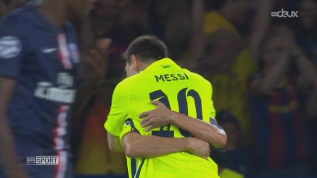Groupe F, Paris SG - FC Barcelone (1-1): le Barça réagit immédiatement et égalise une minute plus tard par Messi