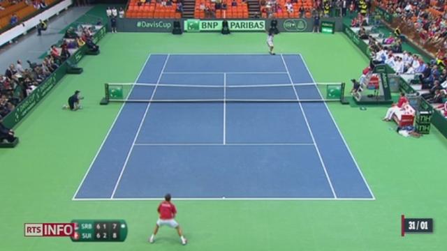 Tennis - Coupe Davis: Roger Federer et Stanislas Wawrinka ont apporté les premiers points pour la Suisse