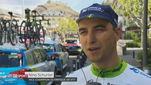 Cyclisme: le vététiste Nino Schürter se teste sur les routes du Tour de Romandie