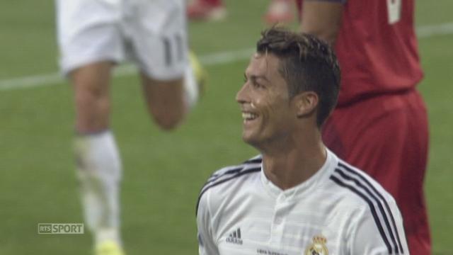 Real Madrid - FC Sevilla (1-0). Cristiano Ronaldo ouvre le score pour les Madrilènes (30e)