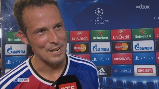 Groupe B; FC Bâle - Liverpool FC (1-0): interview de Marco Streller après la victoire