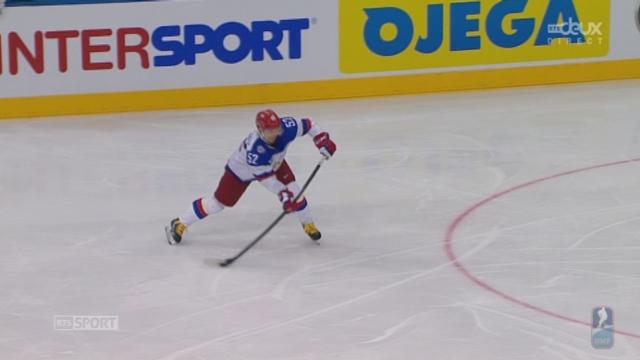 Finale, Russie - Finlande (4-2): servi par un assist puissant, Zaripov inscrit un superbe but