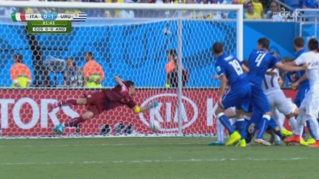 Groupe D, ITA-URU (0-1): Diego Godin délivre l’Uruguay avec cette réussite de la tête. L’Italie est dos au mur si elle veut voir les 1-8