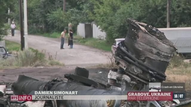 Crash aérien en Ukraine: le point avec Damien Simonard, à Chaktarsk en Ukraine