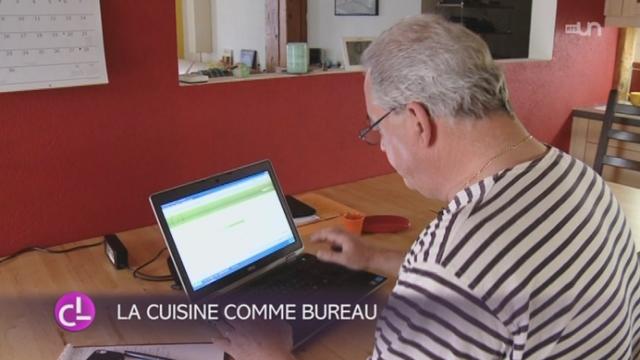 VD: une partie des salariés de l'administration est incitée à travailler chez elle une journée ou deux par semaine.