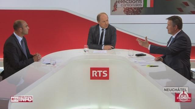 NE: l'UDC Raymond Clottu et le PLR Laurent Favre ont débattu