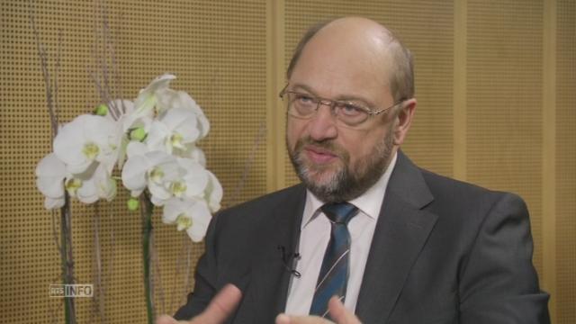 Martin Schulz est positif pour les rapports Suisse UE